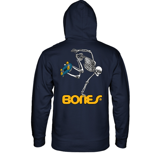 Powell Peralta Sk8Board Skeleton Hooded Sweatshirt - Navy