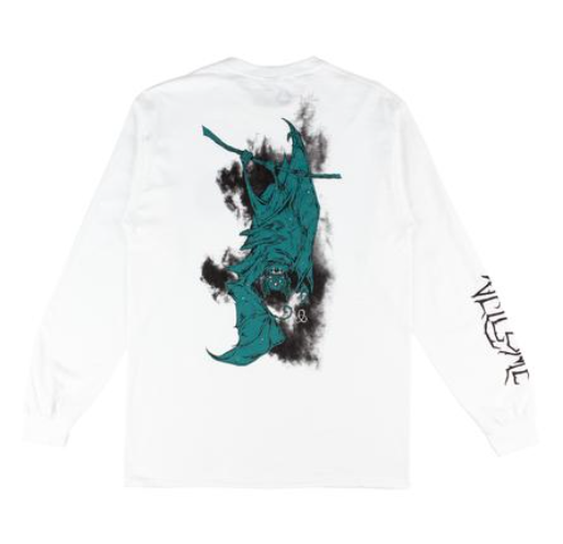 Welcome Infinitely Batty Longsleeve T-Shirt - White