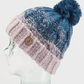 Volcom Women's Gradient Hand Knit Beanie - Amethyst Smoke