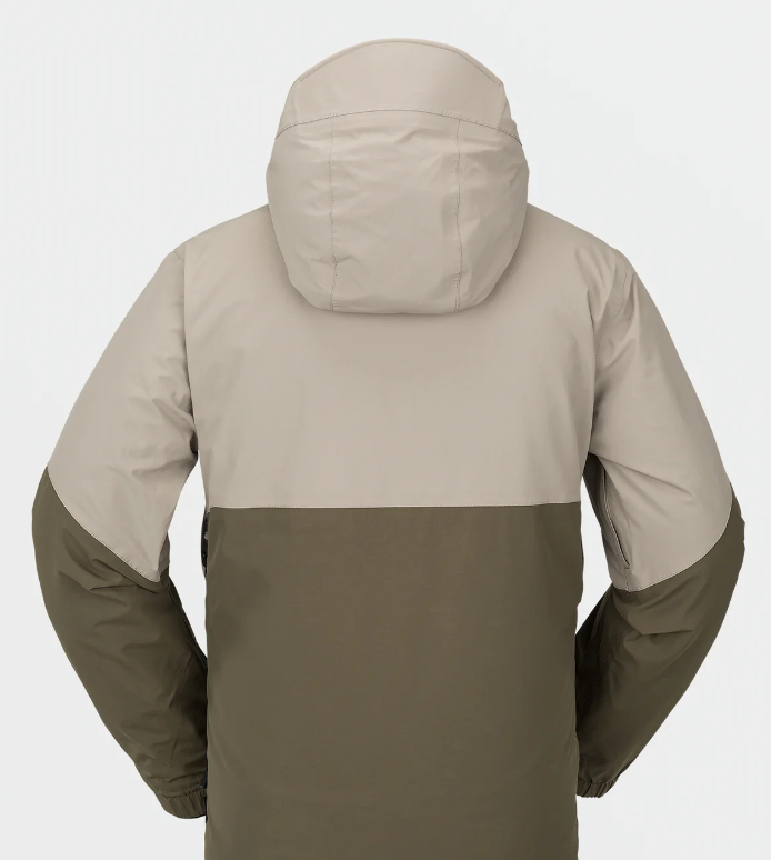 Volcom L Insulated GoreTex Jacket - Dark Khaki