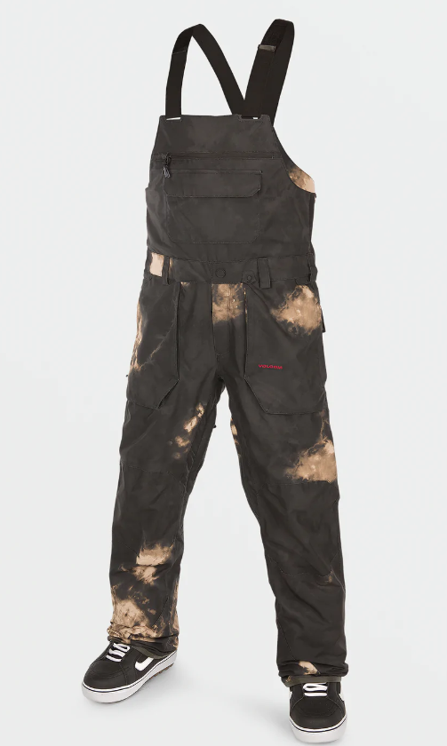 Volcom Men's Roan Bib - Bleach Black