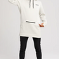 Burton Women's Oak Long Pullover Hoodie - Stout White
