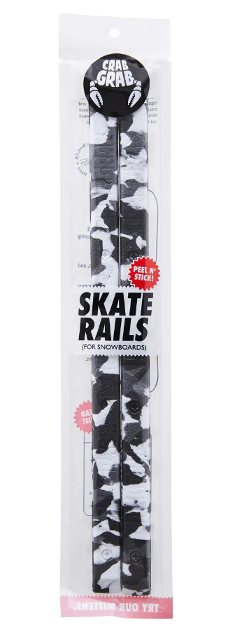 Skate Rails Crab Grab Black White Swirl