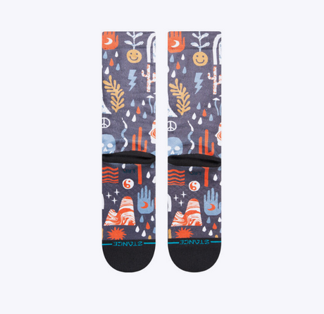 Stance Terrain Crew Socks - Black
