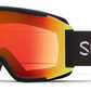 Smith Squad Goggles Black ChromaPop Red