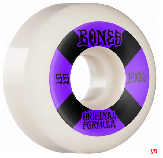 Bones 100a OG Formula Skateboard Wheels #4 55mm V5