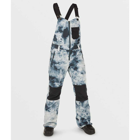 Volcom Womens Swift Bib Overall - Storm Tie-Dye