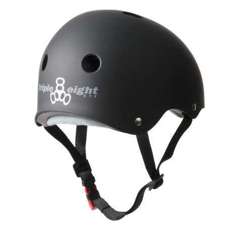 Triple 8 Certified Sweatsaver Skateboard Helmet - Solid Colors