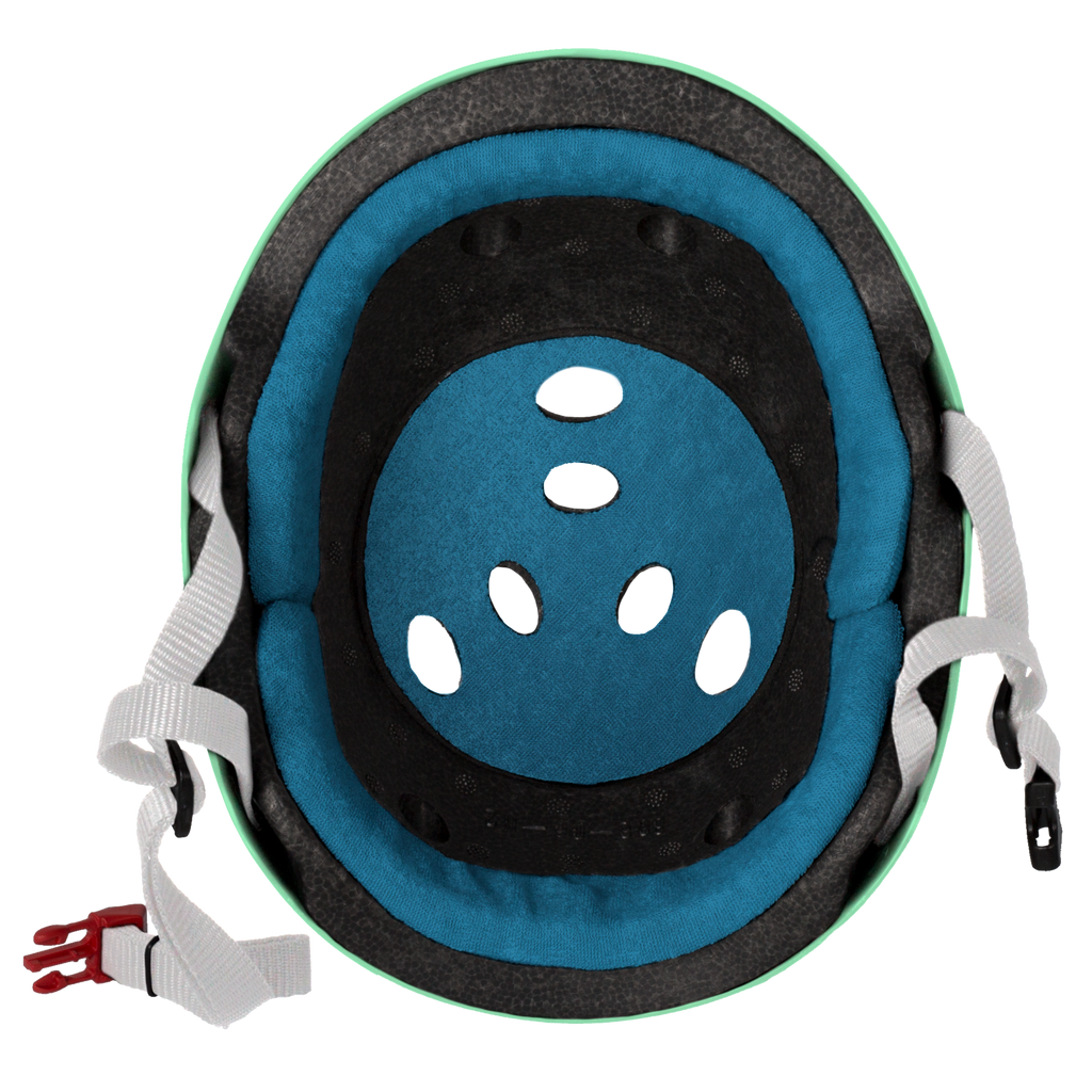 Triple 8 Certified Sweatsaver Skateboard Helmet - Mint Rubber