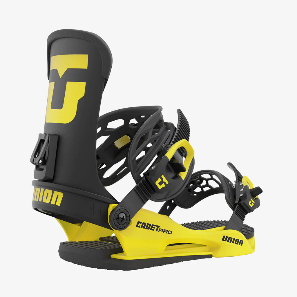 Union Youth Cadet Pro Snowboard Bindings - 2023 Electric Yellow