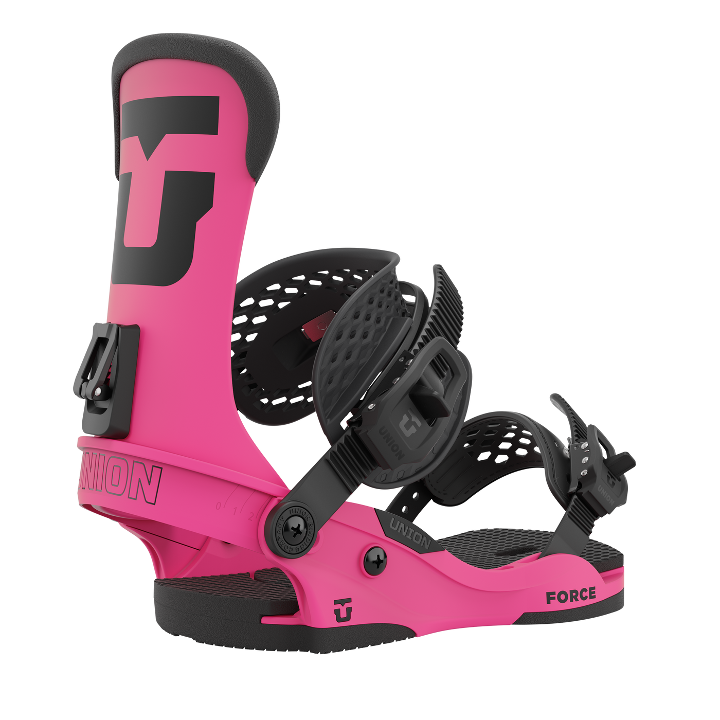 Union Men's Force Snowboard Bindings - 2023 Hot Pink