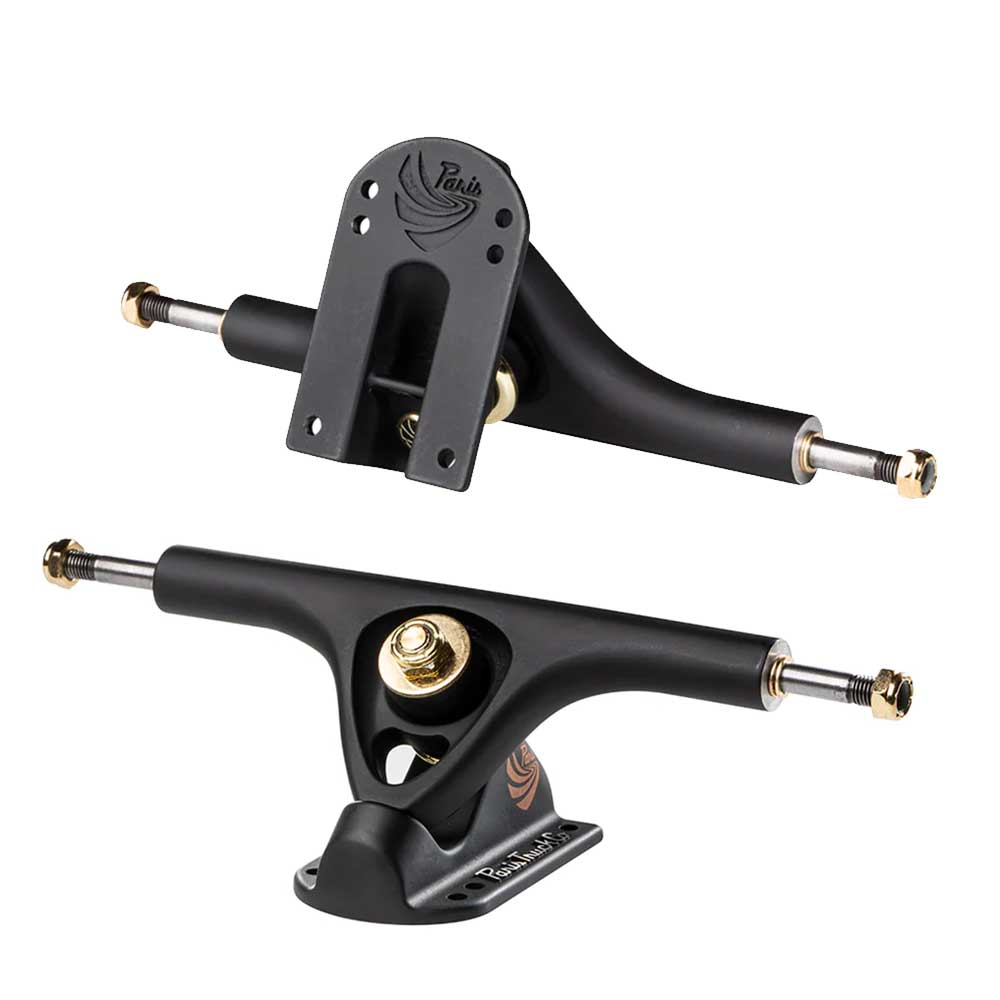 Paris V3 180mm 43º Longboard Trucks Set of 2 - Matte Black