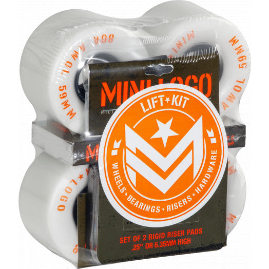 Mini Logo A.W.O.L. Lift Kit  White Skateboard Wheels