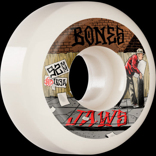 Bones Pro STF Skateboard Wheels Jaws V5 Sidecut 103A 52mm