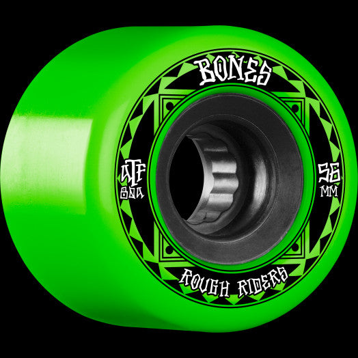 Bones ATF Rough Riders Skateboard Wheels 59mm Green