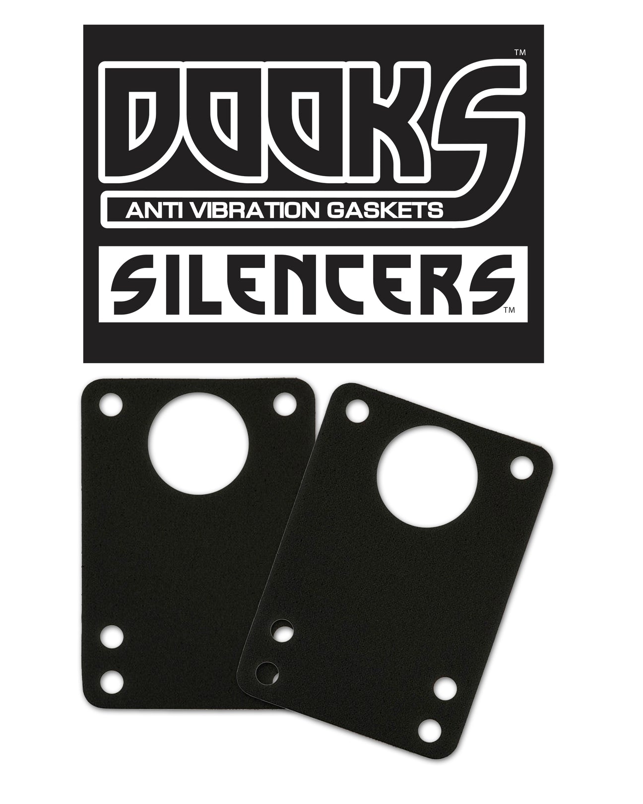 Shorty's Dooks Silencers Anti-Vibration Gaskets - 1/16