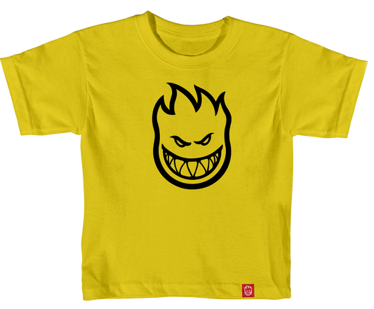 Spitfire Toddler Bighead T-shirt - Gold/Black