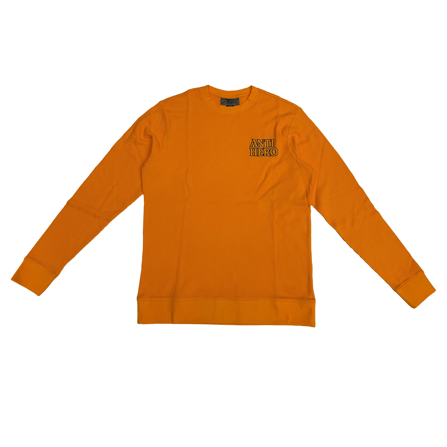 Anti Hero Men's Lil Blackhero Outline Crewneck Longsleeve - Orange