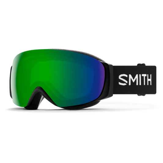 Smith I/O Mag Goggles + ChromaPop - Black + Green Mirror Lens