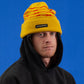 Corduroy Alcatraz Beanie - Mustard