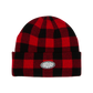 Corduroy Fuzz Beanie - Red