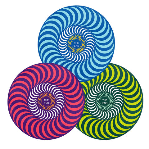 Spitfire Tri-Color Swirl Sticker