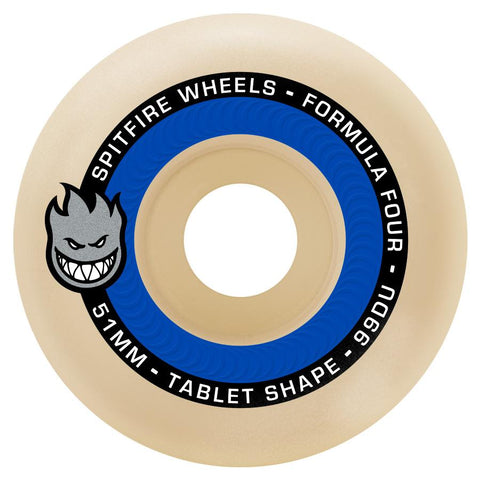 Spitfire 99a Formula Four Tablets Skateboard Wheels - Multiple sizes