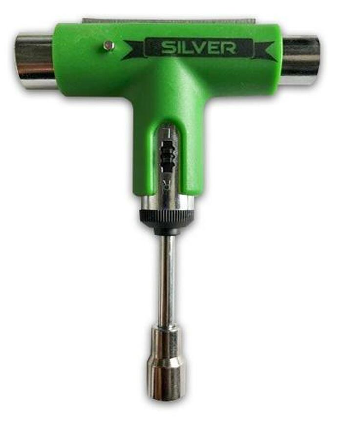 Silver Trucks Premium Skateboard Tool - Green/Silver