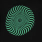 Spitfire Classic Swirl Glow Hoodie - Black