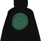 Spitfire Classic Swirl Glow Hoodie - Black