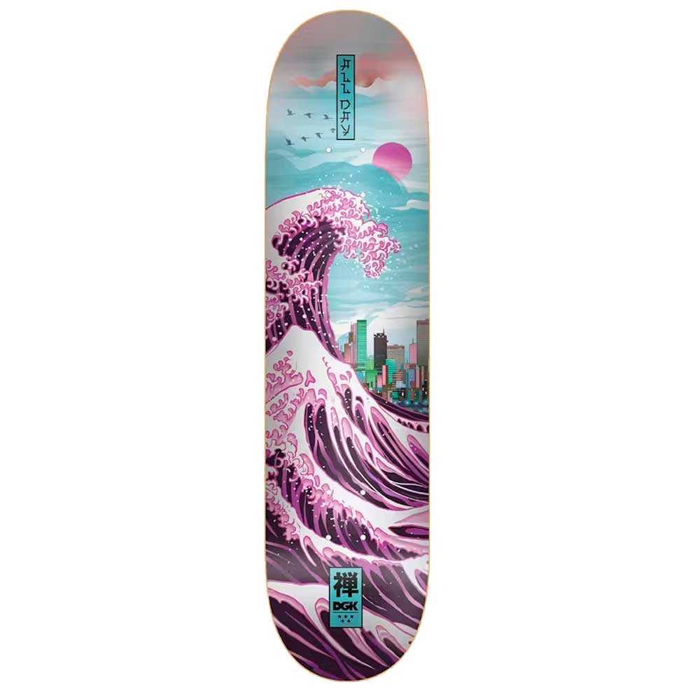DGK Zen Purple Skateboard Deck 8.1"